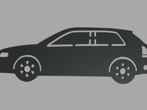 Car Key Rings Pack 01 3D Print Model
