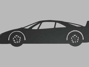 Car Key Rings Pack 01 3D Print Model
