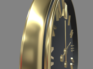 Modern Luxury Clock 01 3D Model