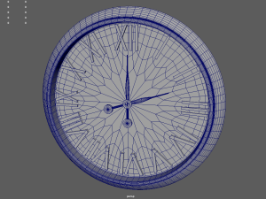 Modern Luxury Clock 01 3D Model