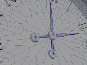 Modern Luxury Clock 01 3D Model
