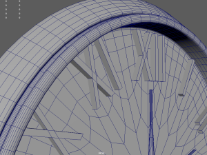 Modern Luxury Clock 01 3D Model