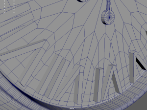 Modern Luxury Clock 01 3D Model