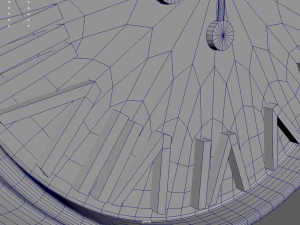 Modern Luxury Clock 01 3D Model