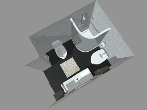 Bathroom 01 Modelo 3D