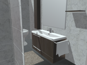 Bathroom 01 Modelo 3D