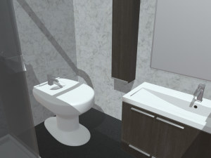Bathroom 01 Modelo 3D