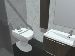 Bagno 01 Modello 3D