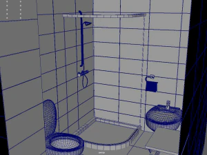 Bagno 01 Modello 3D