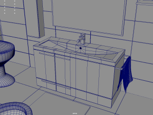 Bathroom 01 Modelo 3D