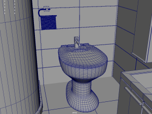 Bathroom 01 Modelo 3D