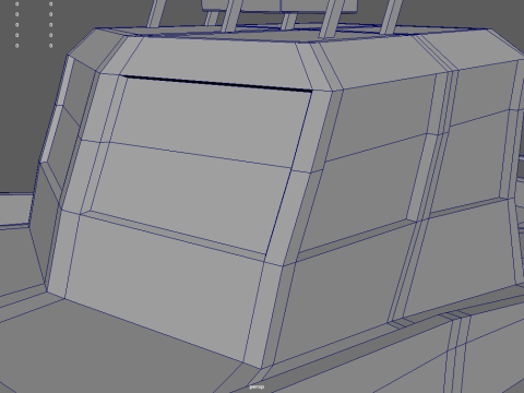 Low Poly Police Boat 01 Model 3D