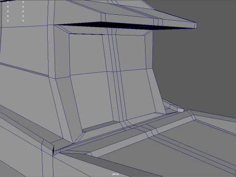Low Poly Police Boat 01 Model 3D