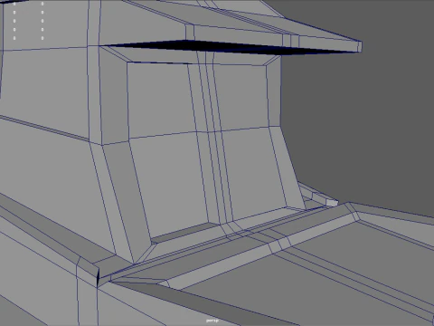 Barco policial de baja poli 01 Modelo 3D