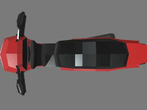 Low Poly Motorbike 04 3D 模型