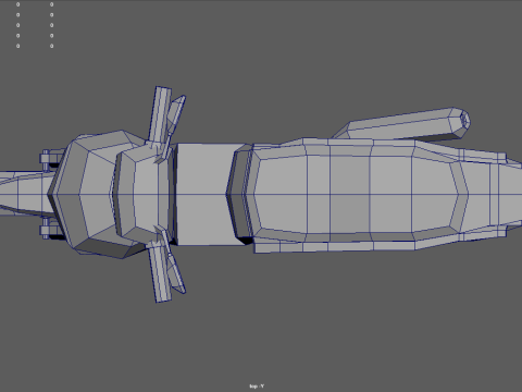 Low Poly Motorbike 04 3D 模型