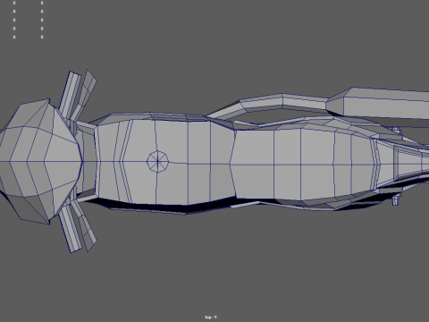 Low Poly Motorbike 05 3Dモデル