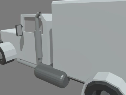 Low Poly Truck 04 3D Model
