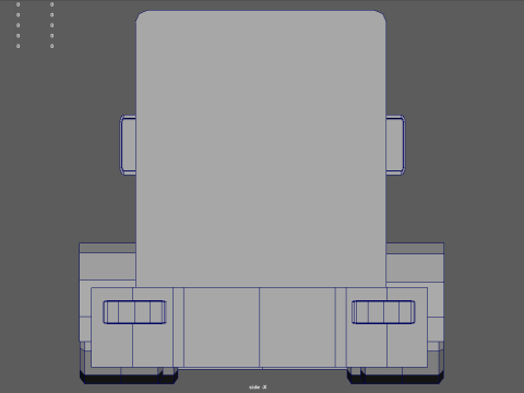 Low Poly Truck 04 3Dモデル