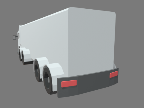 Low Poly Truck 05 3D Model