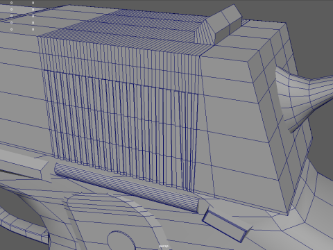 Low Poly Pistol 01 Modelo 3D