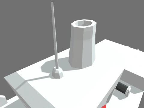Low Poly Fishing Boat 01 3D Model