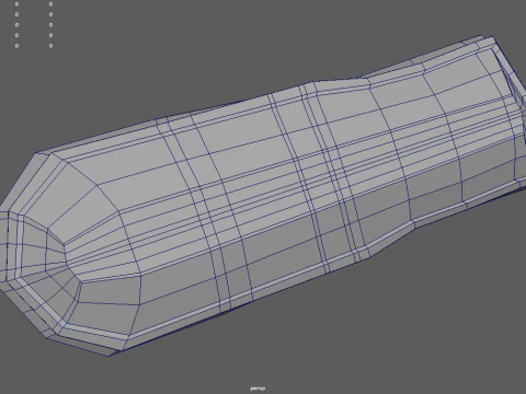 Low Poly Fishing Boat 01 3D Model