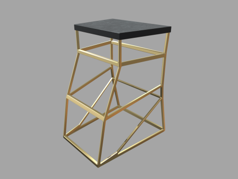 Modern Luxury Stool 01 3Dモデル
