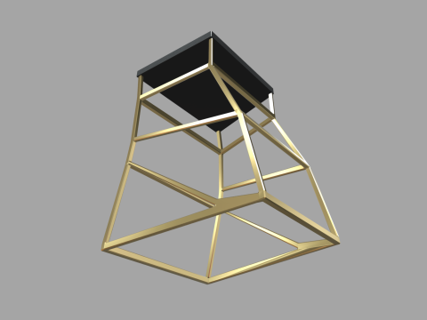 Modern Luxury Stool 01 3D Model