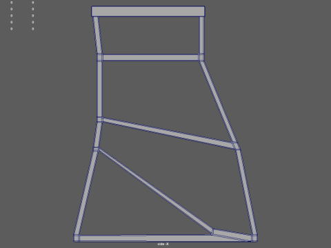 Modern Luxury Stool 01 3D Model