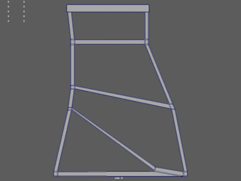 Modern Luxury Stool 01 3D Model