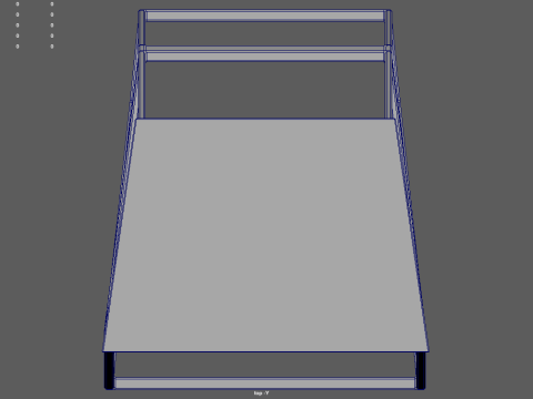 Modern Luxury Stool 01 3D Model
