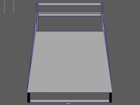 Modern Luxury Stool 01 3D Model