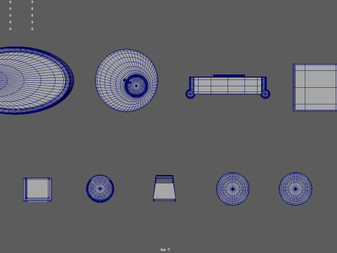 Modern Luxury Furniture Pack 01 Modelo 3D