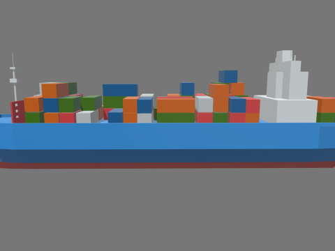 Low Poly Cargo Ship 01 3Dモデル