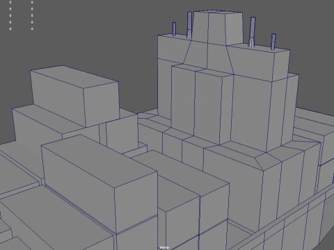 Low Poly Cargo Ship 01 3D Model