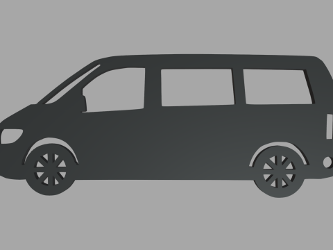 Mercedes Benz W638 Vito Key Ring 3D Print Model