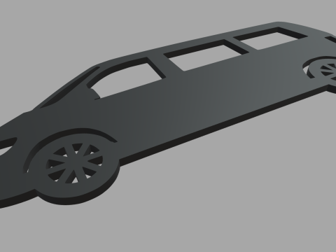 Mercedes Benz W638 Vito Key Ring Model do druku 3D