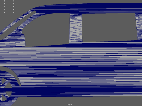 Mercedes Benz W638 Vito Key Ring Model do druku 3D