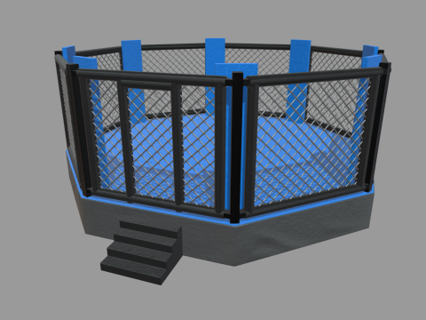 Octagon MMA 3Dモデル