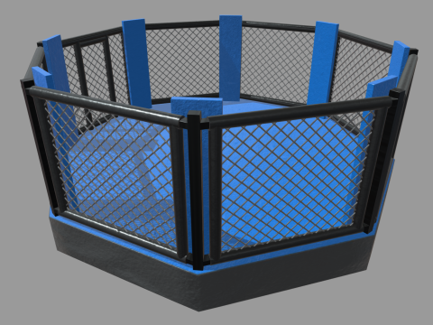 Octagon MMA 3D मॉडल