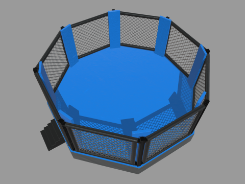 Octagon MMA 3D मॉडल
