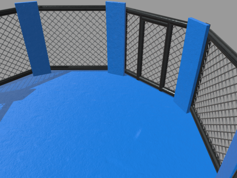Octagon MMA 3D मॉडल