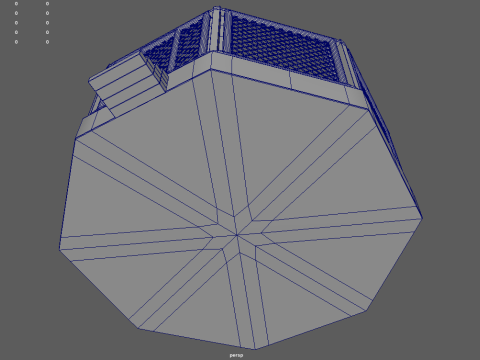Octagon MMA 3D मॉडल