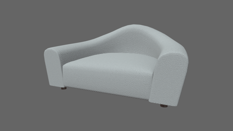 Curved Sofa Modelo 3D .c4d .max .obj .3ds .fbx .stl .blend