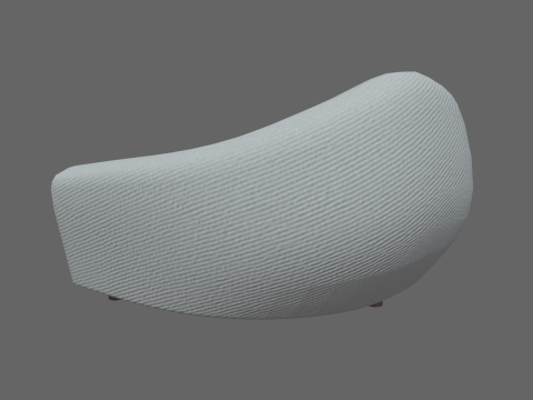 Curved Sofa Modelo 3D