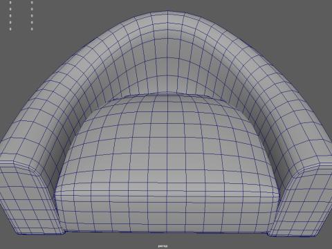 Curved Sofa Modelo 3D