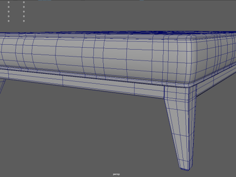 Couch 02 Modello 3D
