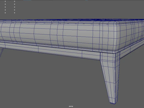 Couch 02 3D Model