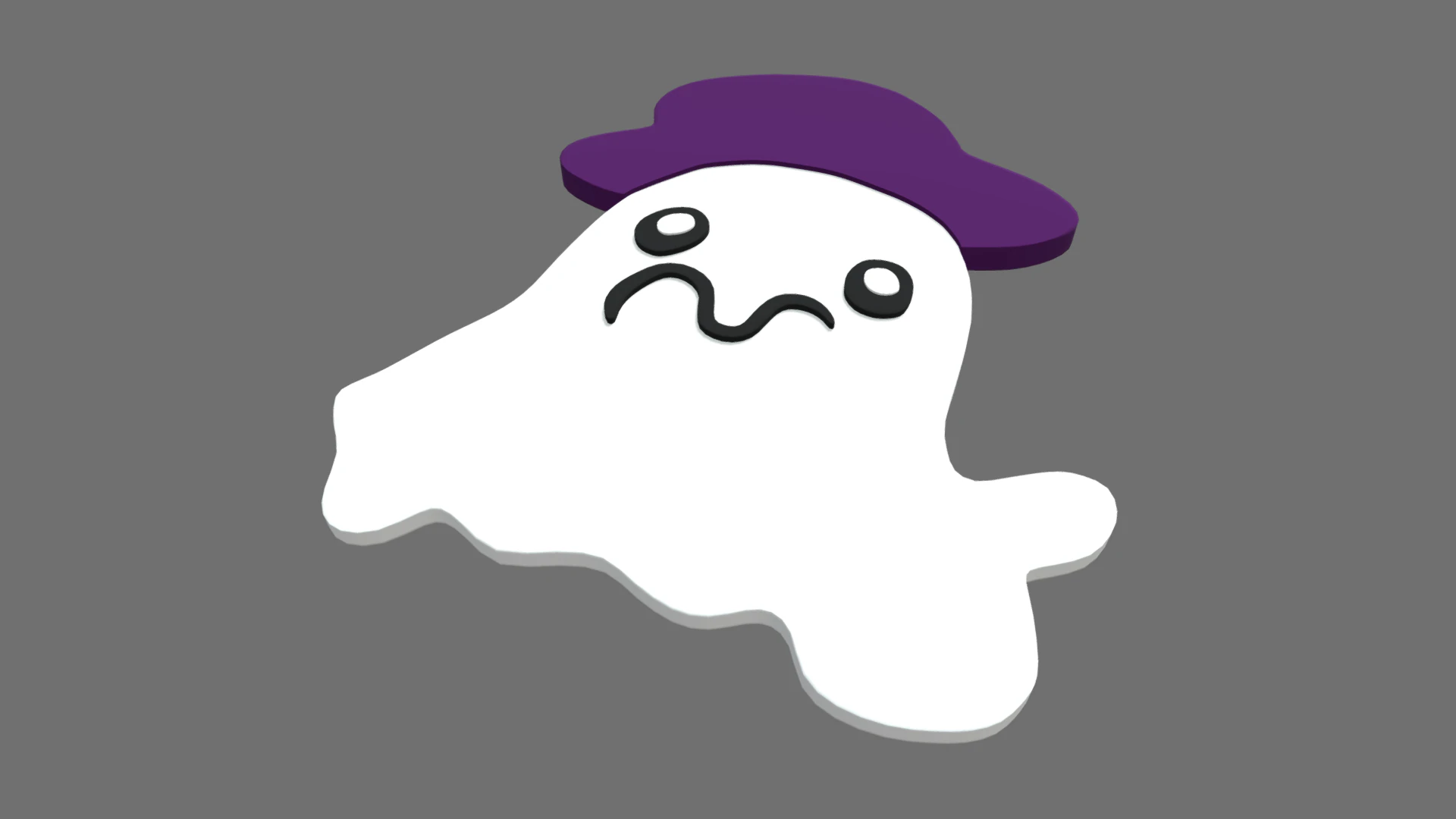Ghost Candy 04 3D Model .c4d .max .obj .3ds .fbx .stl .blend 